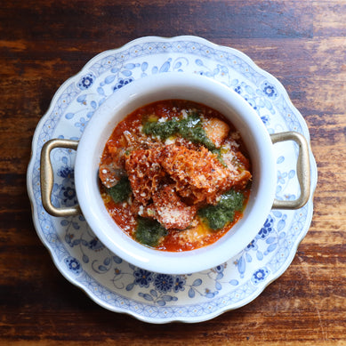 フレッシュトリッパとギアラのトマト煮込み